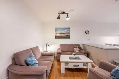 Image de Appartement 'Ferienhof Paulsen - Austernfischer' avec jardin partagé, balcon et Wi-Fi