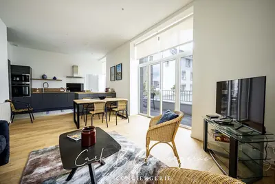 Image de L'Ecrin  Appartement de très bon standing 4 pers Concarneau Hyper centre-ville