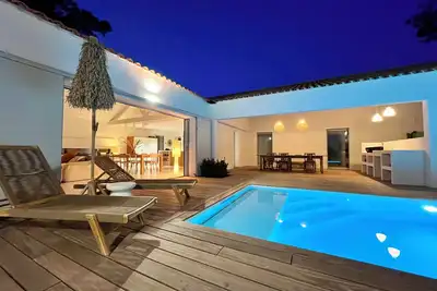 Image de Villa Shaka, entre mer, forêt et marais.