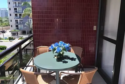 Image de Riviera : M6 Praça das Artes 24 Duplex, 3 chambres, 3 salles de bain, 2 garages, air, balcon avec barbecue écologique, sans fumée