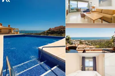Image de Appartement avec grande terrasse vitrée et vue panoramique sur la mer, Calahonda