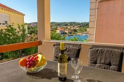 Image de Appartement d'une chambre prés de la plage Lumbarda, Korcula (A-22503-b)