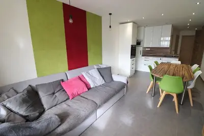 Image de À 50m des pistes de ski, 1er étage, balcon, télévision, casier à ski, 55m², Tignes