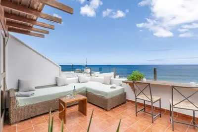 Image de Maison de vacances 'Casa Roque' avec vue sur la mer, Wi-Fi et climatisation