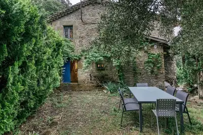 Image de Maison de campagne 'Can Rubio, Les Encies' avec vue sur les montagnes, terrasse privée et Wi-Fi