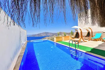 Image de Homerez - Charmante Villa avec Vue sur la Mer à Kaş + Piscine Privée