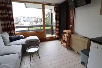 Image de Studio lumineux à Tignes·Proche pistes et commerces·Balcon·4 pers·Tarifs réduits ski·Animaux refusés