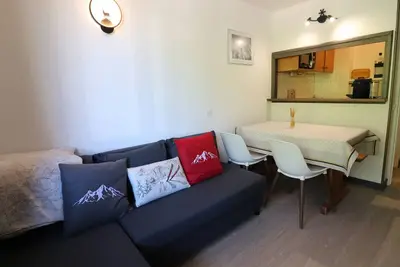 Image de Studio Cabine à Tignes, Accès Direct Pistes, Balcon, WiFi, 4 Pers