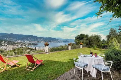 Image de Portofino coast, private villa with garden and sea views