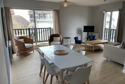 Image de Appartement 65m2 5 pers avec balcon à 150m plage et centre Blonville