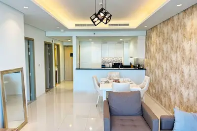 Image de Luxury Apartment on 55th Floor with Burj View, Infinity Pool, in City Center