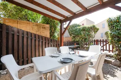 Image de Ev2-424 - Pavillon studio cabine mezzanine, résidence avec piscine