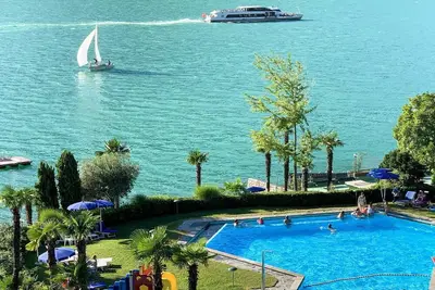 Image de Joli appartement avec climatisation, piscine, Wifi, Tv, balcon, vue panoramique et parking