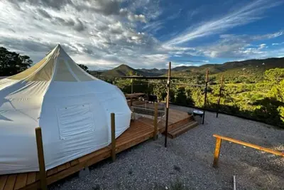 Image de Luxury Glamping in High Rolls Mountain Park, Nm Stunning Views & Modern Comforts