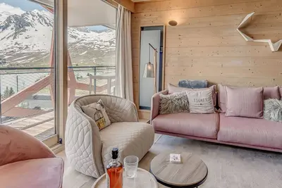 Image de Appartement Premium à Tignes - 8/9 personnes, 4 chambres, Wifi, Ménage, Balcon