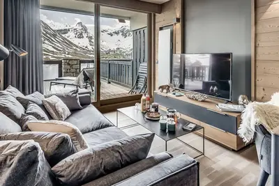 Image de Tignes : Appartement 2 pièces, cabine, pour 5 personnes, terrasse sud, wifi inclus