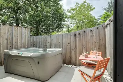 Maison de vacances 'L'Entre 2' avec terrasse privée et climatisation