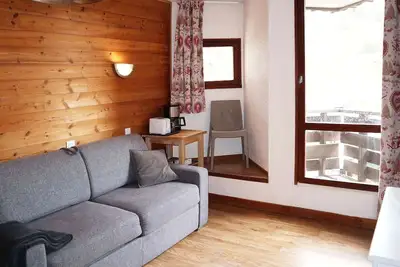 Image de Studio confortable 4 pers. , balcon sud, au pied des pistes - Les Orres 1650