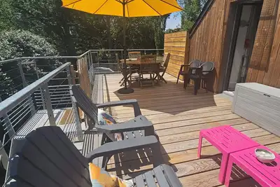 Image de En bord de mer, Spacieuse terrasse au 1er étage, 4 couchages, 3 vélos!