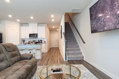 Image de Nicknamed The Blue Oasis for its elegant decor and cozy atmosphere.