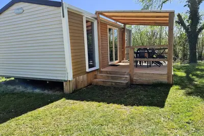 Image de Mobil-home O'Hara 2 chambres, terrasse couverte + Tv 4 personnes