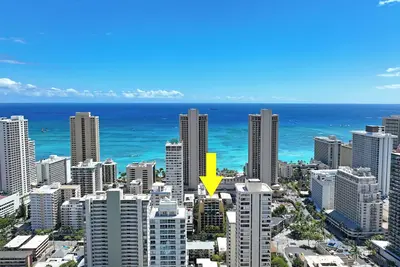 Image de 👁Eyeball this ♨Bamboo Waikiki 2ⅹQUEEN Beds⁓Studio w/Pool 1½Blk to Beach+Kitchen