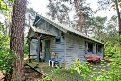 Image de Maison de vacances 'Haus Im Grünen Wildpark' avec terrasse privée et jardin privé