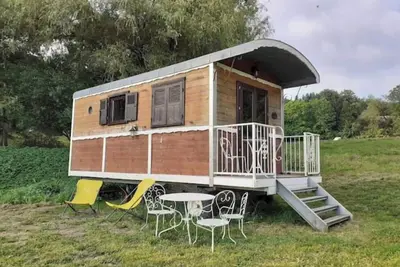 Image de Hébergement Insolite - Roulotte en Montagne Noire
