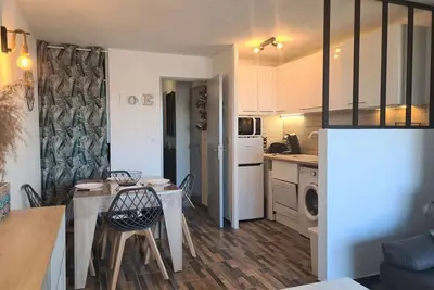 Image de Studio cabine moderne avec piscine et parking à 200m de la plage de la Grande Conque, Cap d'Agde