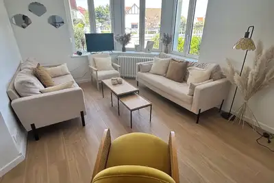Image de villa familiale -Hardelotoise-150 m de la plage - Jardin