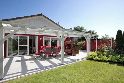 Image de Maison de vacances 'Ferienhaus Frida Am Deich' avec terrasse privée, jardin privé et Wi-Fi