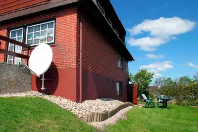 Appartement 'Ferienwohnung-1-raum-seeigel' avec terrasse privée, jardin partagé et Wi-Fi