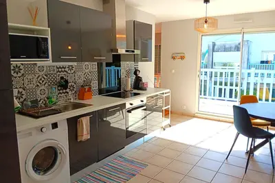 Image de Appartement lumineux proche centre et plage avec terrasse et parking, Capbreton