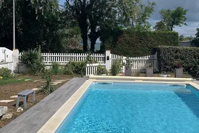Image de Maison bord de mer classée 3 étoiles avec piscine de 10m