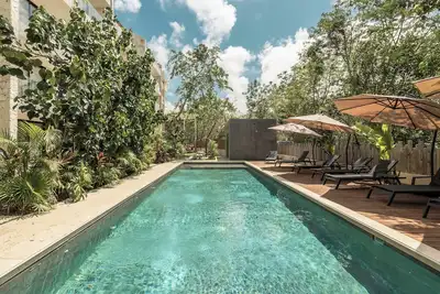 Image de Penthouse for 8 guests with private pool in Aldea Zama