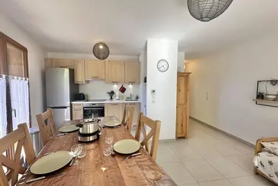 Image de 1er étage, terrasse, télévision, casier à ski, 48m², Vars