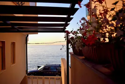 Seafront apartment in the famous Cyclops Riviera suitable for families.