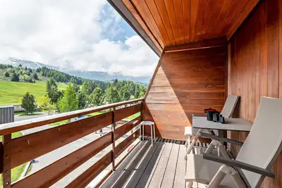 Image de Chalet \"Panorama\" avec vue sur les montagnes, terrasse privée et Wi-Fi