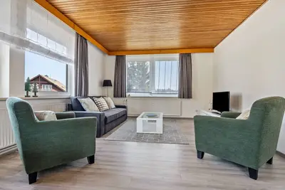 Image de Appartement 'Ferienwohnung Bergfried 1' avec vue sur les montagnes, terrasse privée et Wi-Fi