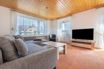 Image de Appartement 'Ferienwohnung Bergfried 3' avec vue sur les montagnes, balcon et Wi-Fi