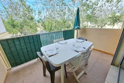 Image de Appartement 2 pièces accès direct plage avec parking privé