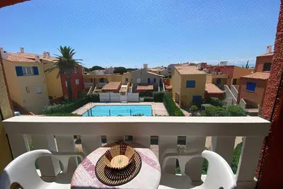 Image de Studio Mezzanine 4 pers, Piscine, Port Barcarès