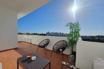 Image de Large 3 bed Duplex Apartment Estepona Valle Romano Frontline Golf Sea View