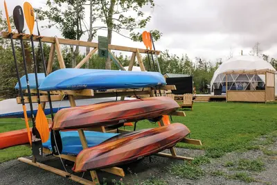 Image de Nautical Dome Luxury Rental with Jacuzzi, Gazebo & Firepit!