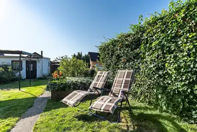 Image de Maison de vacances 'Ferienhaus Stine Stralsund Ostsee' avec terrasse privée, jardin privé et Wi-Fi
