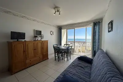 Image de Studio 4 pers avec balcon, parking, linge inclus