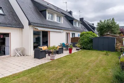 Image de Maison de vacances 'Maison Proche De La Mer Plage' avec terrasse privée, jardin privé et Wi-Fi