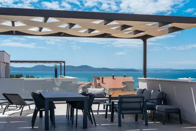 Image de Two bedroom apartment with a top roof terrace