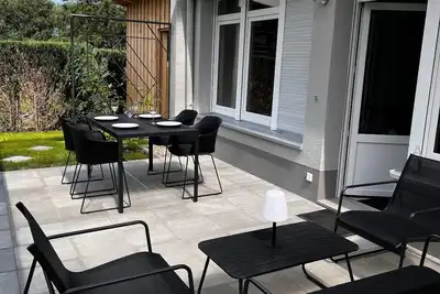 Image de Moderner Tiny Bungalow am See in der Oberlausitz, zum Radfahren, Wandern, Angeln