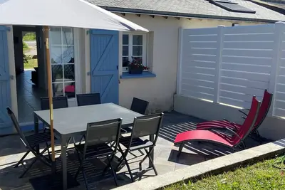 Image de Maison 600 m de la mer, Sarzeau, entre Océan et Golfe du Morbihan, 6 personnes.